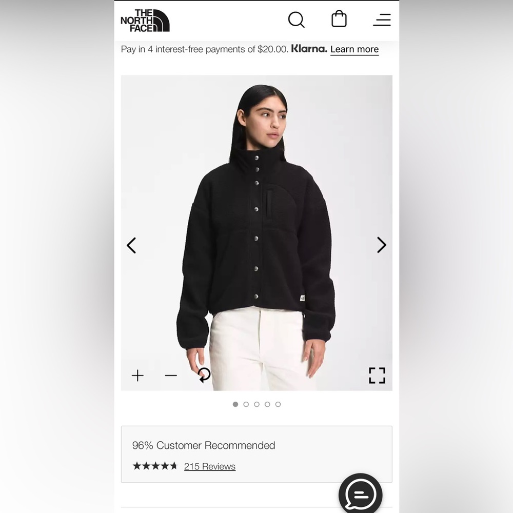 North Face Cragmont Fleece Jacket